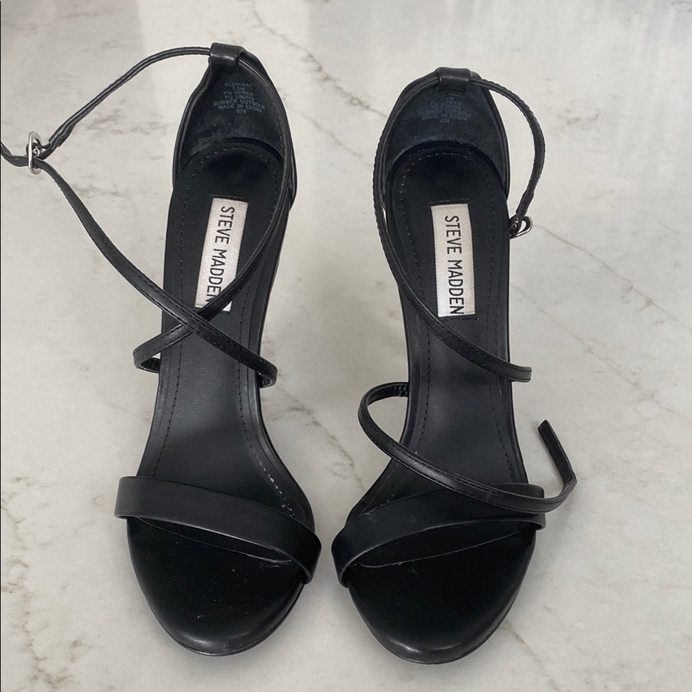 Steve Madden Black Elegant Heels
